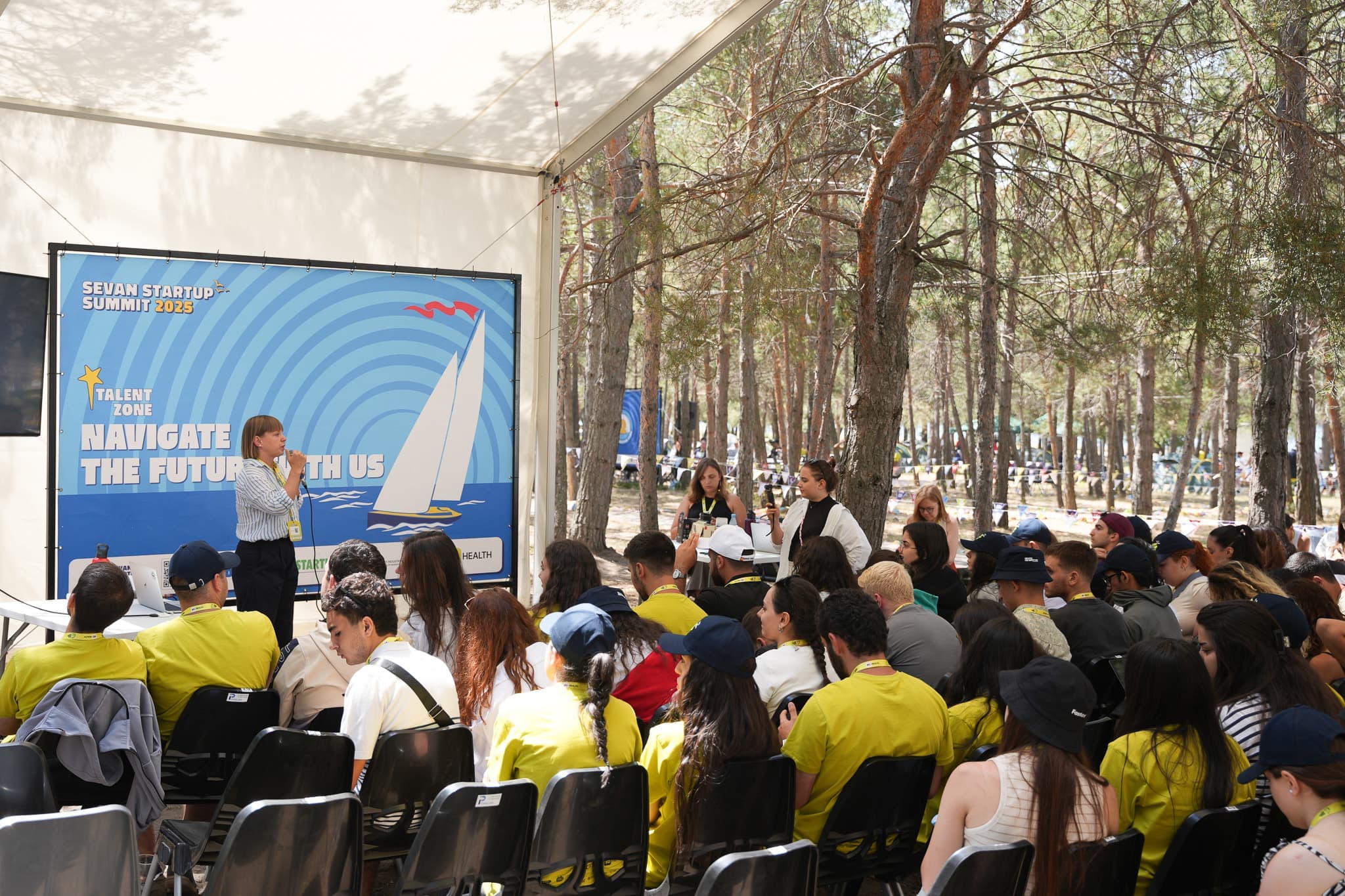 Students participating in the Talent Generation programme