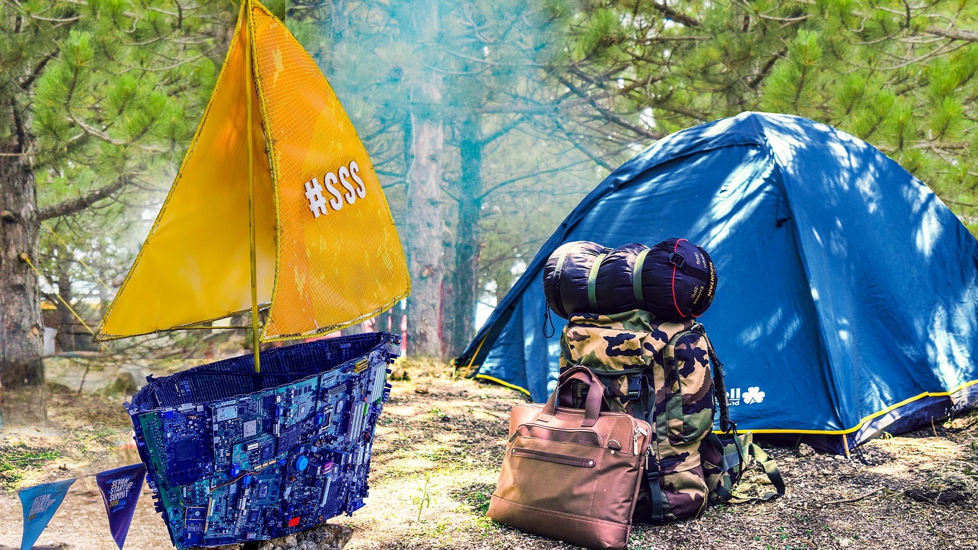 Camp life at Seaside Startup Summit