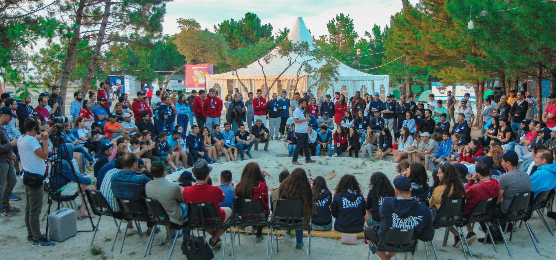 Seaside Startup Summit camp atmosphere